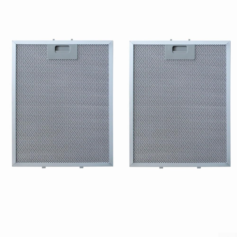 Filtro de grasa para campanas extractoras de aluminio TEKA DBB90, 345 x 282 mm, filtro de grasa de 5 capas, aluminio y metal, filtro de grasa para campana extractora de cocina (2 unidades)