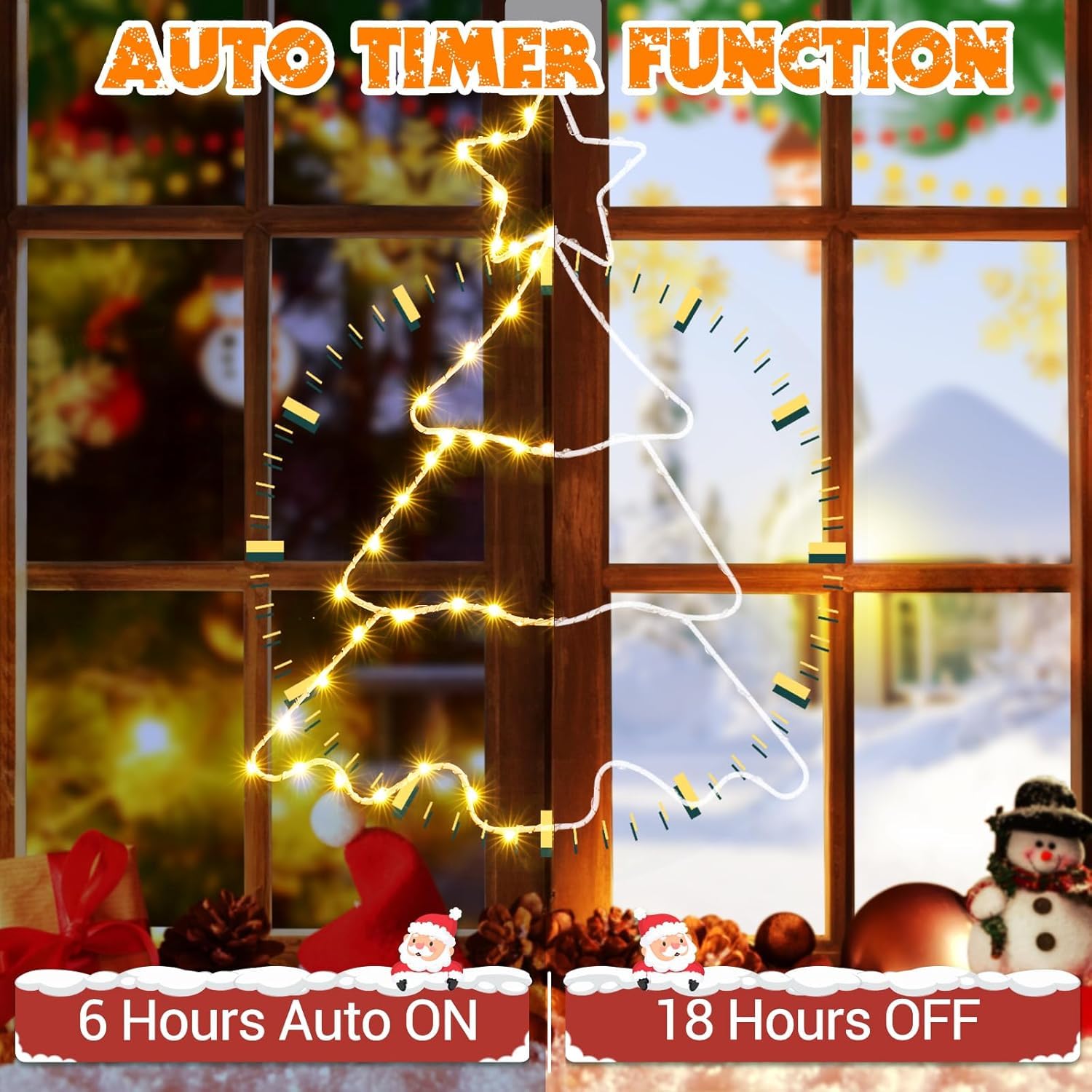 ヴィンテージ　ライト　サンタクロース　クリスマス　2体連結 ビンテージ vintage サンタクロース スタンド ライト X'mas | Collect