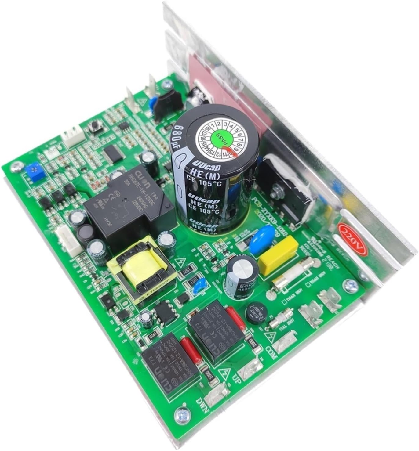 bdfndjnm Treadmills Replacement Motor Controller PCB-ZYXK9-1012-V1.3, Circuit Board ZYXK9 Compatible with Shuhua SH5115, SH-5115S, SH-5115I, SH-5115-51(220V)