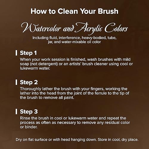 Miniatura 15 de Silver Brush Limited 7200S4 Kolinsky - Pincel redondo para acuarela y aceite, tamaño 4, mango corto