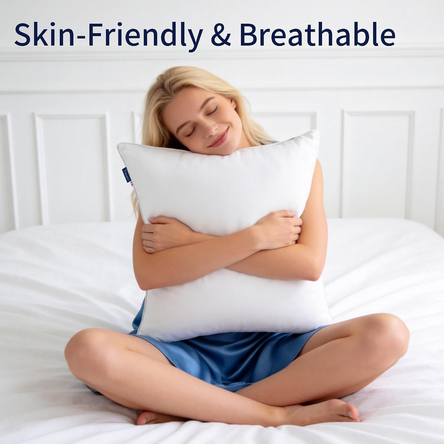 18x18 Pillow Inserts 120GSM High Density Polyester, Soft Fluffy Square Throw Pillow Core for Sofa Bed Couch, Washable Decorative Cushion Inner Filling, Durable Home Decor Pillow Filler