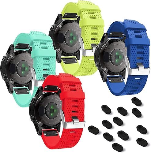 Miniatura 9 de KELIFANG Paquete de 10 tapones antipolvo para Garmin Fenix 7/7S/7X, 5/5S/5X, 6/6S/6X, Pro, Forerunner 935, Vivoactive 4/4S, Venu - Protector