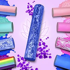 Yes4All EVA Firm Foam Roller for Back - Round Roller for Exercise, Yoga & Pilates 12/18/24/36 inch