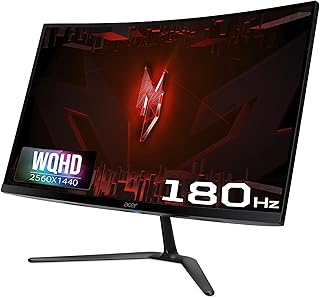Acer ED270U S3 27 Inch WQHD 2560x1440 1500R Curved Gaming Backlit LED LCD Monitor I 1MS VRB, 180Hz Refresh Rate I AMD Free... Price In India