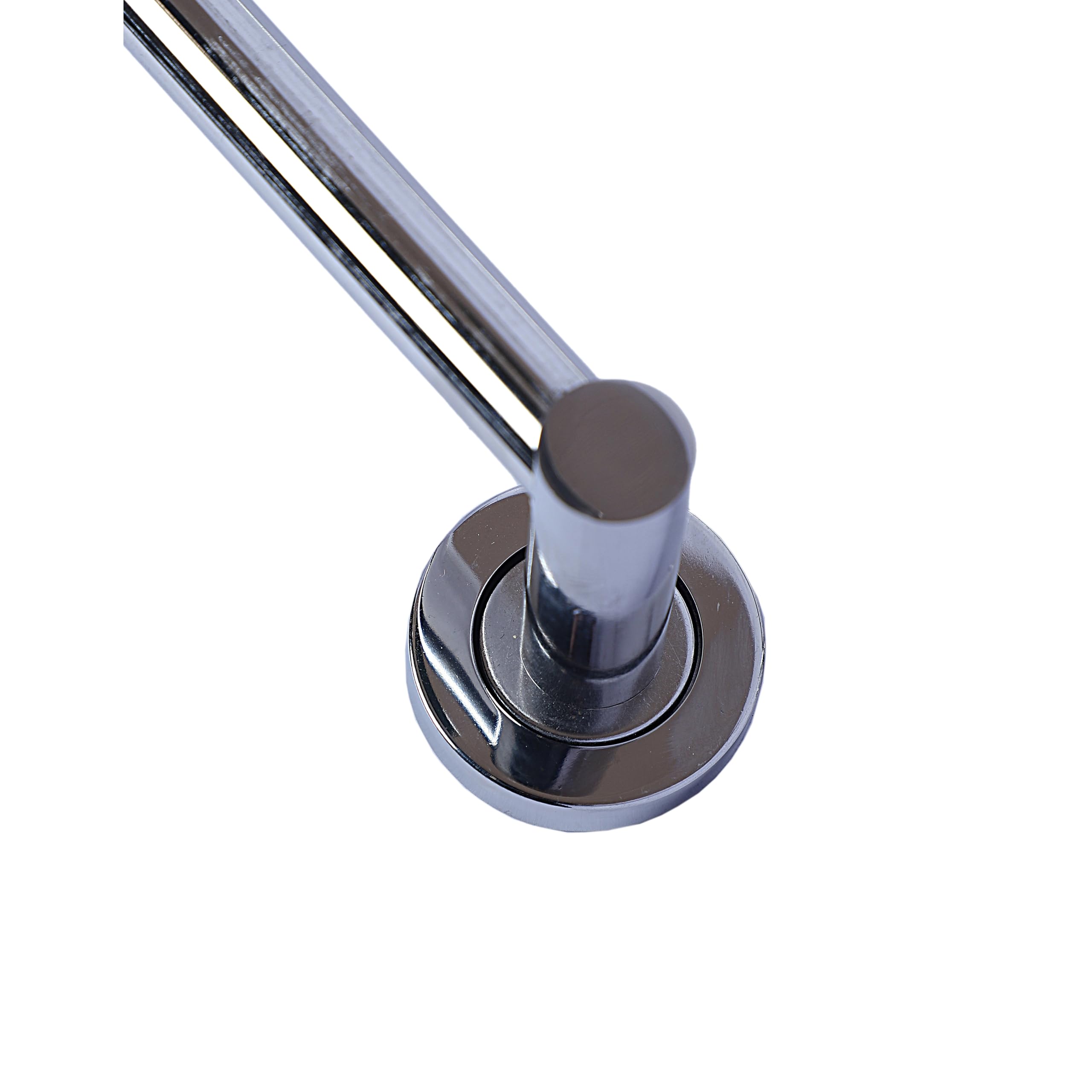ZURY Wall Mounted Stainless Steel Towel Rod | Silver Chrome Finish | Bathroom | Simple Bathroom Hanger, Stand | Bathroom Accessories, Fittings | (24inch) 2