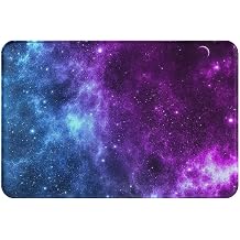 Galaxy Blue Purple Bath Mat Rug for Bathroom Floor Plush Mats Small Bathmats Soft Washable Non Slip Absorbent Shower Carpet Kitchen Sink Rugs Bathroom Decor Accessories