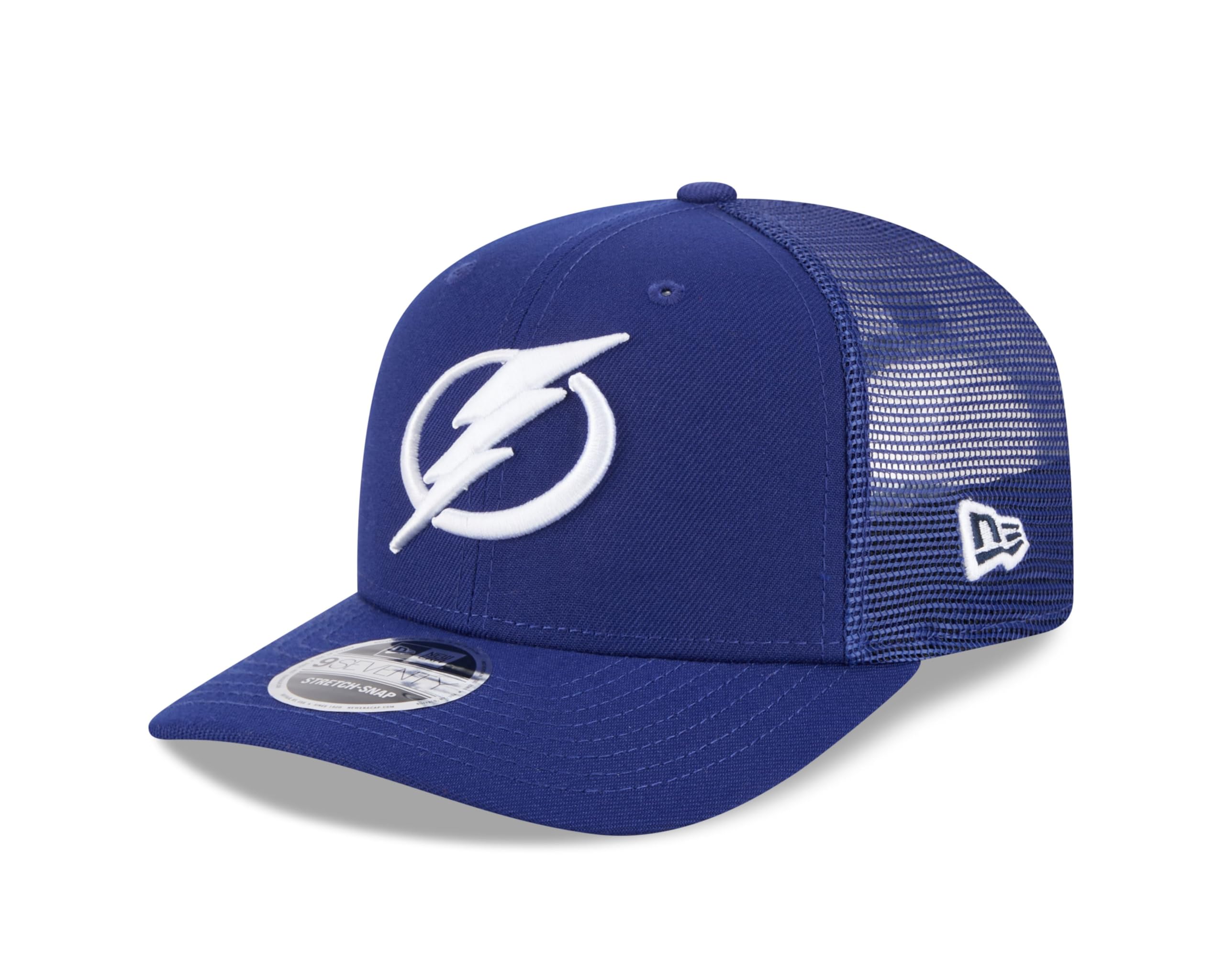 New Era Tampa Bay Lightning 9Seventy Stretch-Snap NHL Trucker Cap Blue