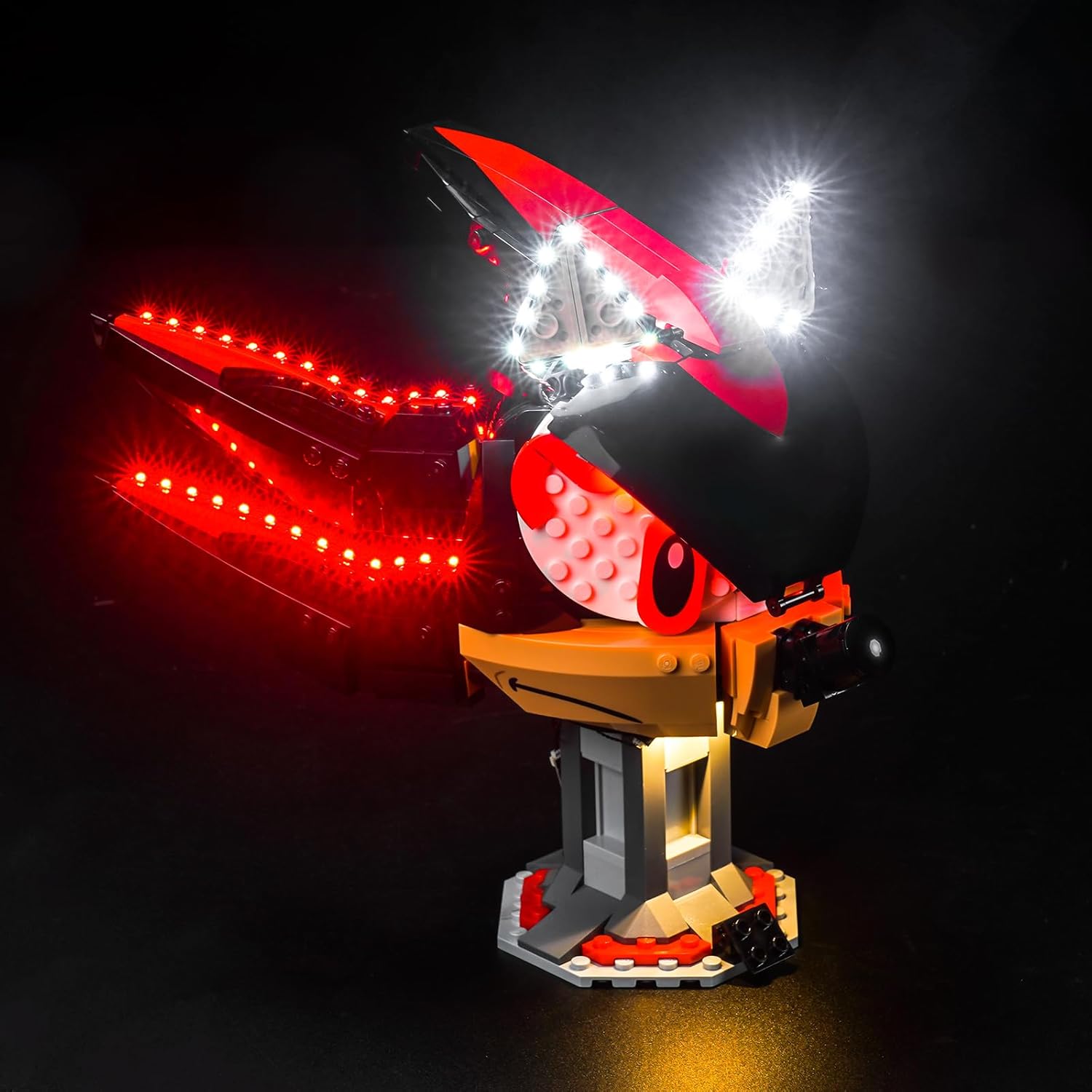 Light Compatible with Lego Shadow The Hedgehog 77000 Lighting Set Accessories Compatible with Lego 77000, No Models Only Light (Standard Version)