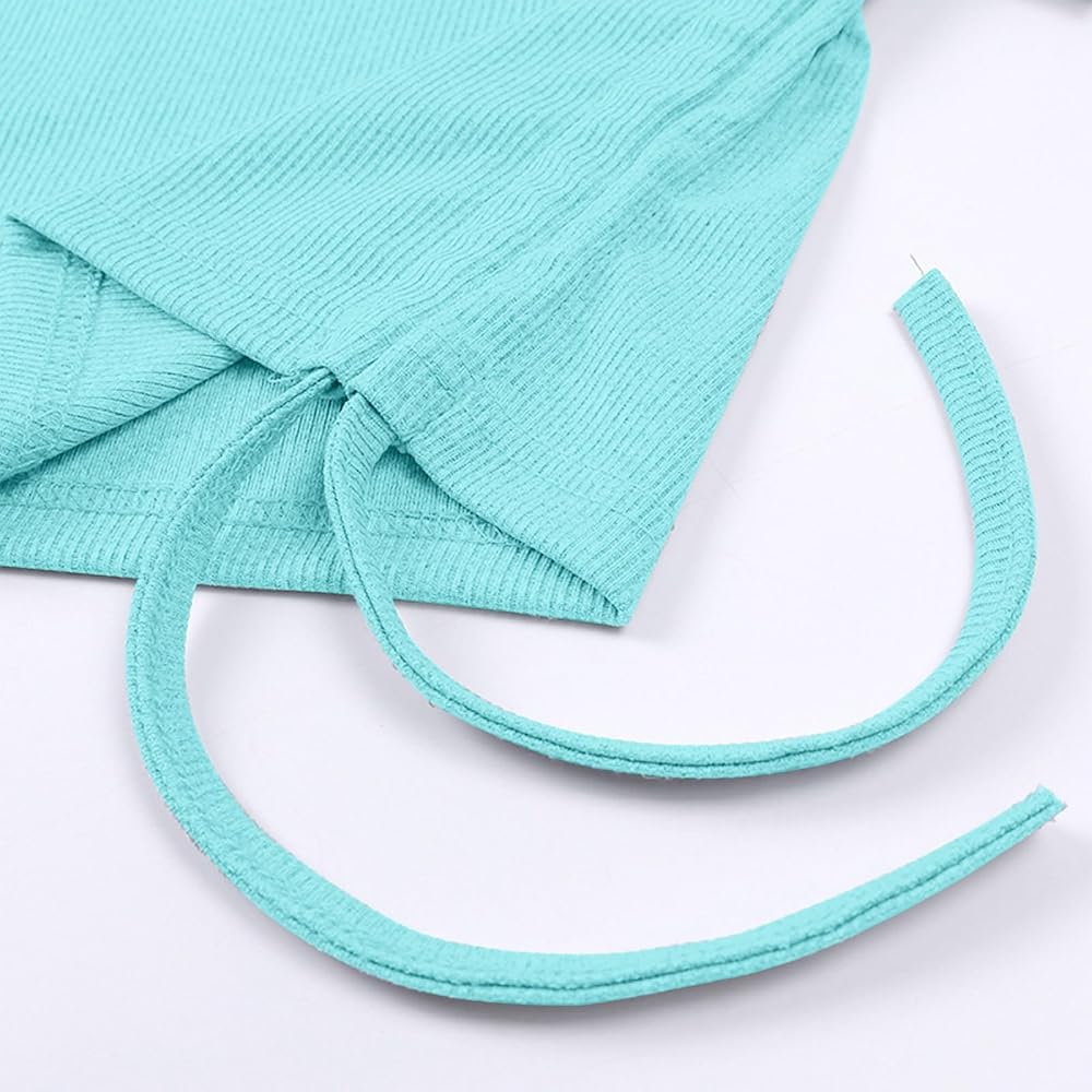 2025 Ensemble Vêtements Été Fille - Tricot Solide T-Shirt Manches Courtes + Pantalon Évasé - Tenue Bébé Tout-Petit