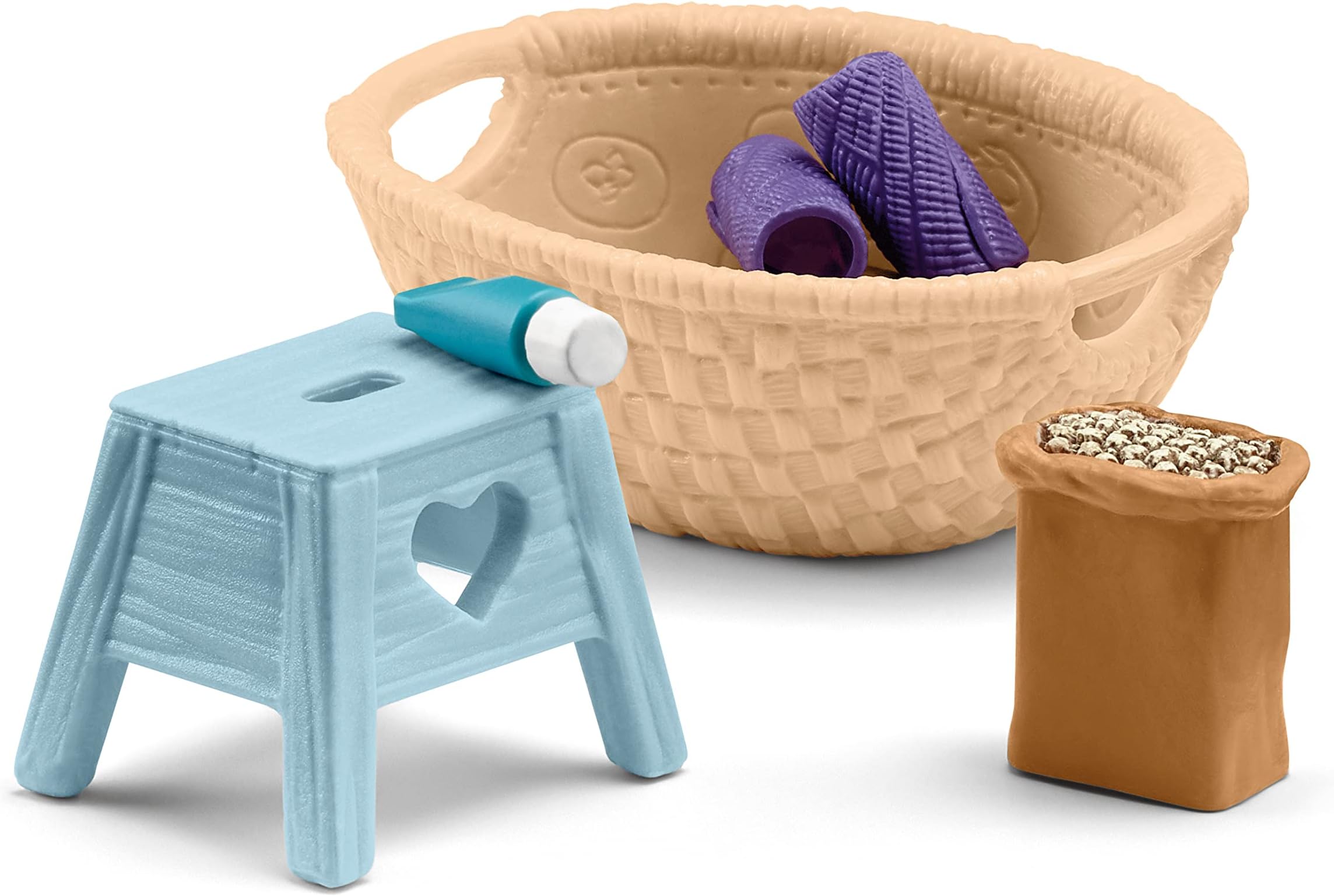 Horse Club 6-Piece Horse Toys Accessory for Girls and Boys Ages 5+, Animal Care Playset