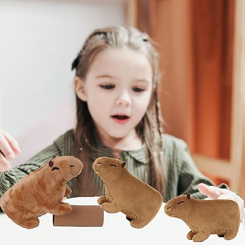 Miniatura 7 de Marble Empire Capybara - Peluche de peluche de Capybara, regalo pequeño y lindo, 7.8 pulgadas
