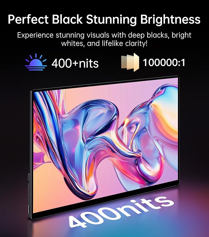 Monitor Portátil 14" 4K OLED Pantalla Táctil 3840x2400 60 Hz miniatura 2