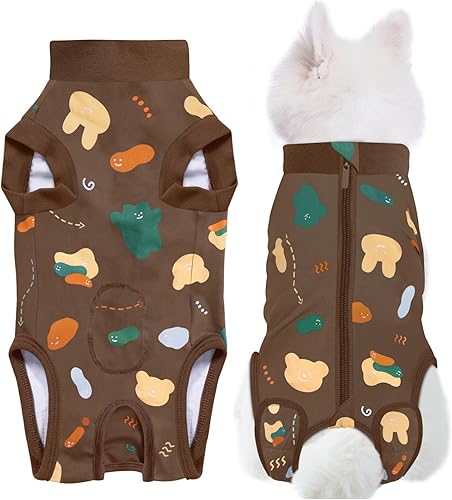 Miniatura 68 de Traje de cirugía para perros pequeños, esterilización femenina, traje profesional de recuperación para perros después de la esterilización, traje 2