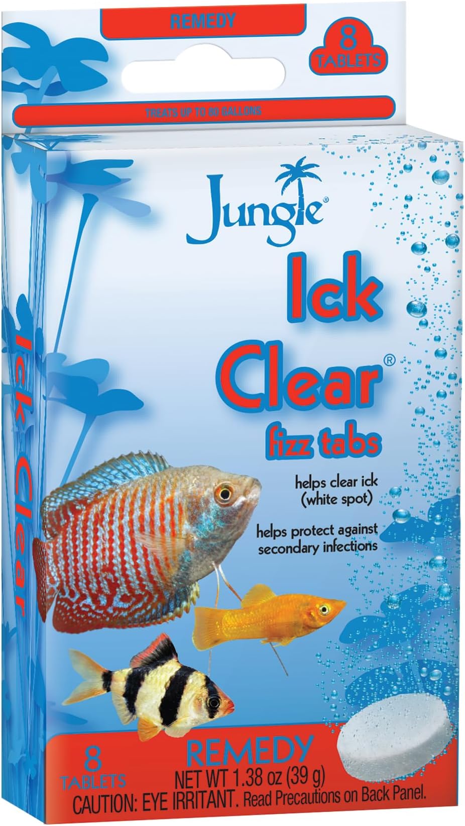 Tetra TB625W Tank Buddies Ick Clear Tablets, 8-Count