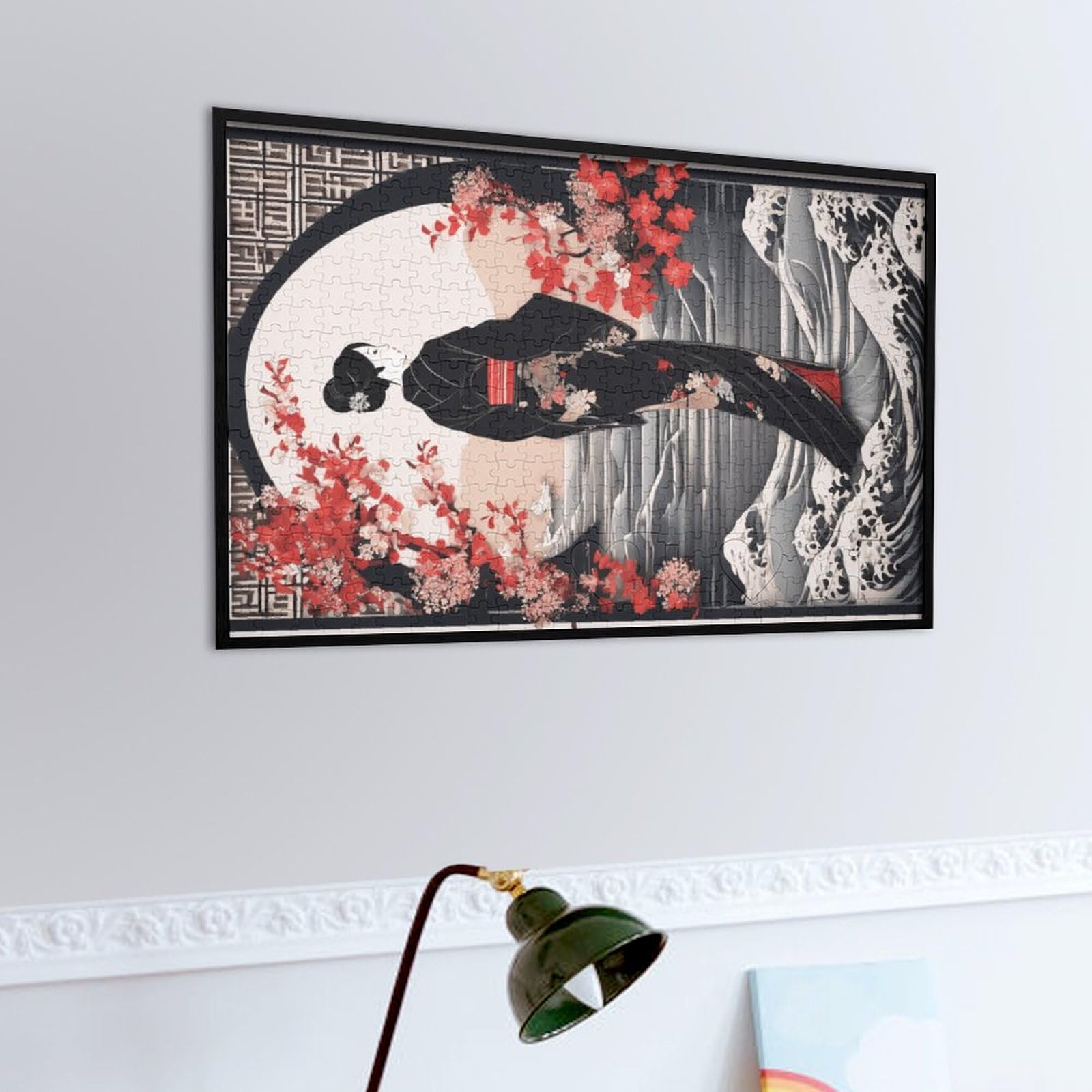 Amazon.co.jp: 木製パズル 和風 和柄 女子 520ピース ジグソーパズル