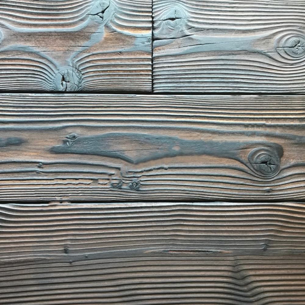 11" Natural Wood Grain Concrete Stamps Set of 6 | Made in USA | Polyurethane Rigid & Flexible Mats, Decorative Wood Plank Texture for Patios, Walkways & Driveways SM 5300/S-6