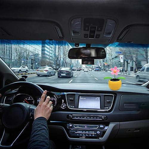 Miniatura 5 de Littryee Girasol bailarín solar, juguetes solares que bailan solares, juguetes de flores bailarinas que funcionan con energía solar, juguete de flor