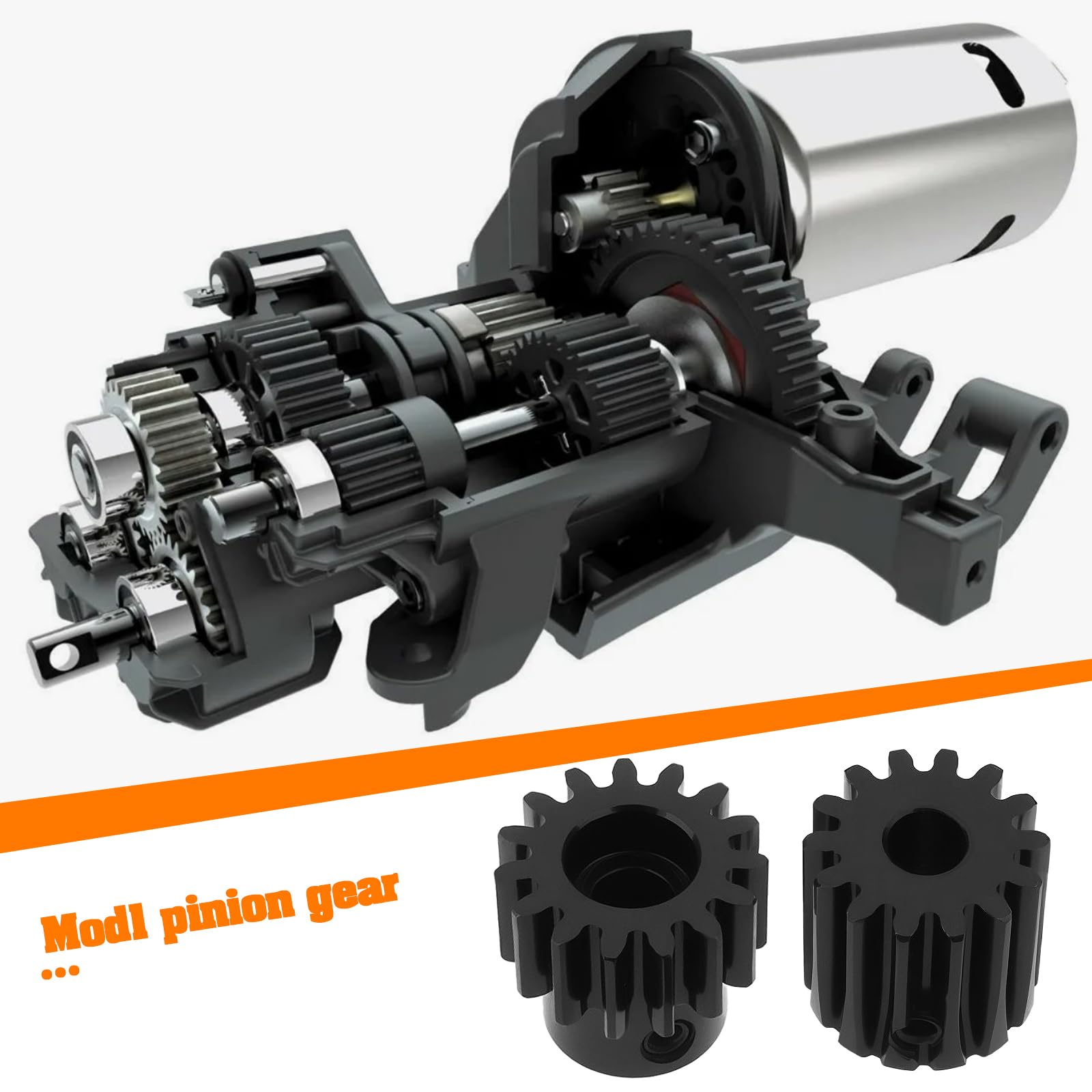 PIGNONE MOTORE INGRANAGGIO TITANIO ROCKET 42DP 27T DENTI MODULO 0.6