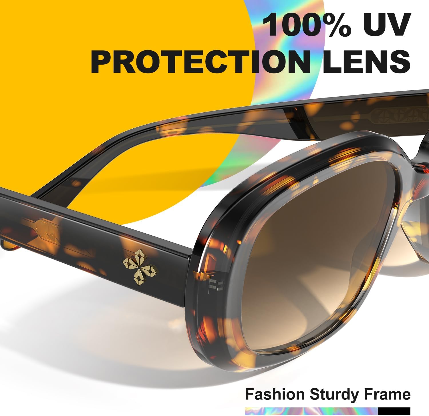 VISOONE Oversized Oval Round Jackie O Sunglasses Women Vintage Retro Large Square Sun Glasses Huge Big Shades Lavinia - Image 6