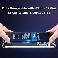 ElephantStory iPhone 12 Mini Akkumulátor 3290mAh - Nagy Kapacitású Csereakku A2399/A2400/A2398/A2176 Modellekhez Teljes Szerelőkészlettel 2