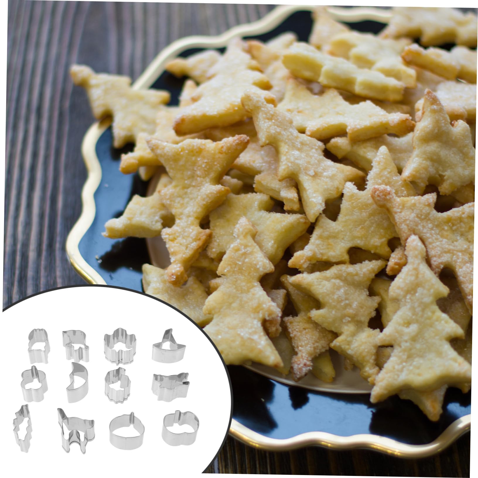 Cabilock Cortadores De Galletas De Halloween Inoxidable De Mini Moldes Para Galletas De Calabaza Herramientas Convenientes Para Repostería Y Diy 12 Piezas X 5