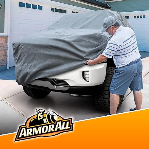 Armor All Heavy Duty Premium - Funda para camión para todo tipo de clima por Season Guard máxima protección contra el sol, la lluvia, el viento y la