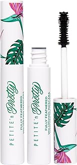 Petite 'N PrettyFully Feathered Volumizing Mascara Duo- Non-Toxic Makeup for Kids, Tweens and Teens - Adds Instant Thickness and Definition