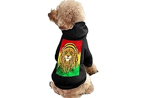 Rasta Dog Vest: A Groovy Hoodie for Your Furry Reggae Fan