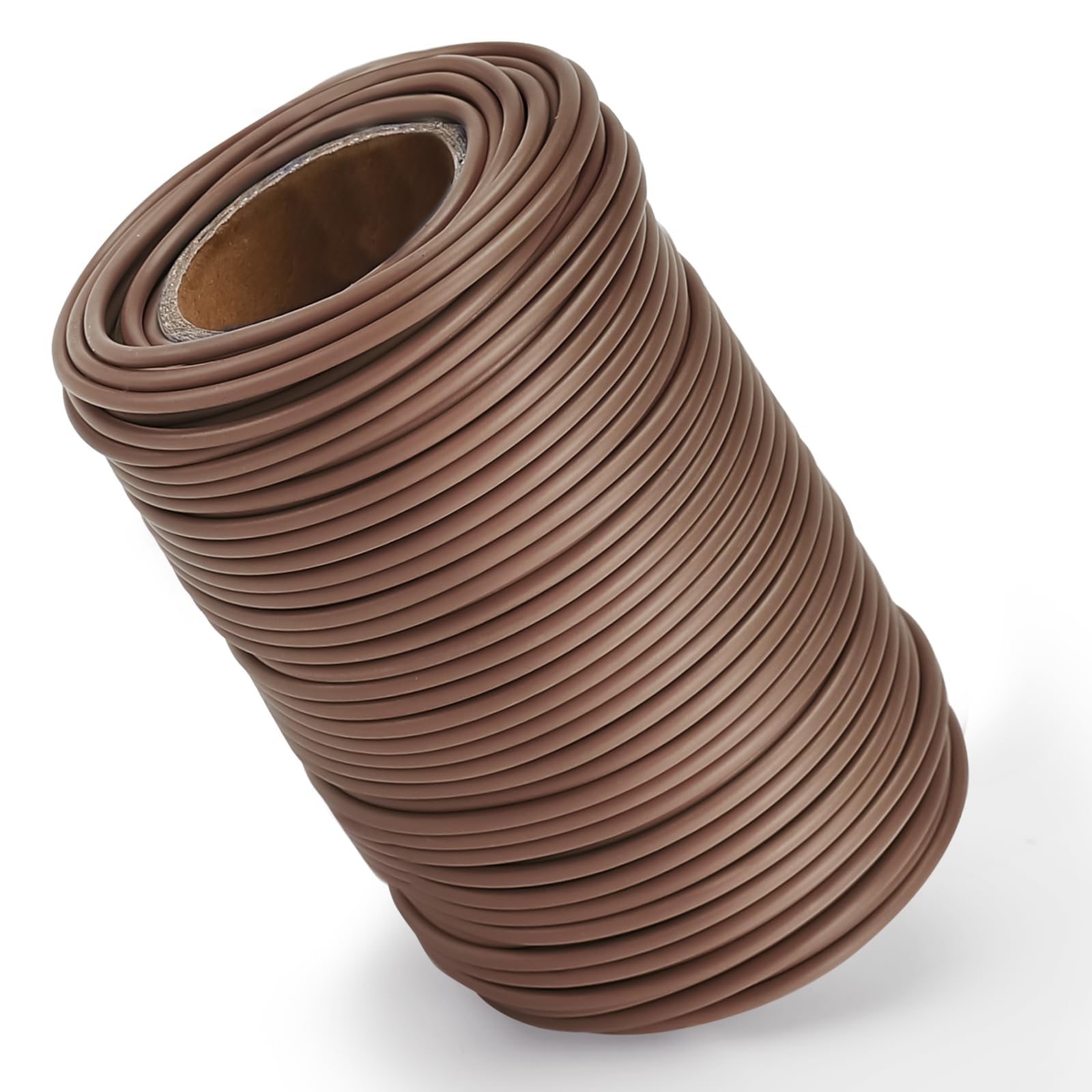 UTMHGU 40m Garden Plant Ties for Plant Support & Securing, Soft Twist Ties for Climbing Plants Outdoor Indoor, 2.5mm Thick Flexible Garden Wire Ties for Vines, Shrubs, Flowers Brown