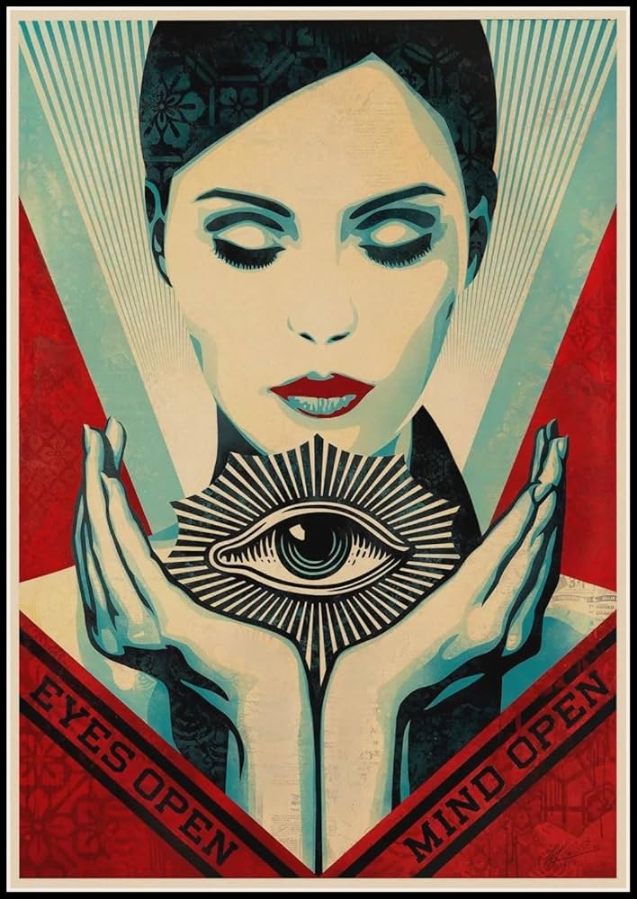 Amazon.co.jp: シェパードフェアリーポスターストリートアート