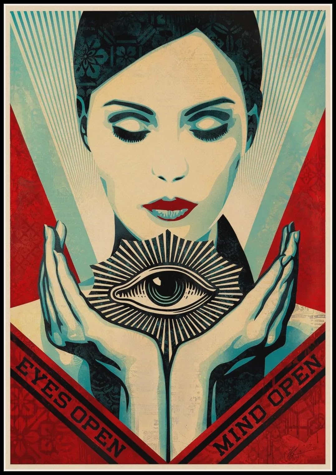 Amazon.co.jp: シェパードフェアリーポスターストリートアート