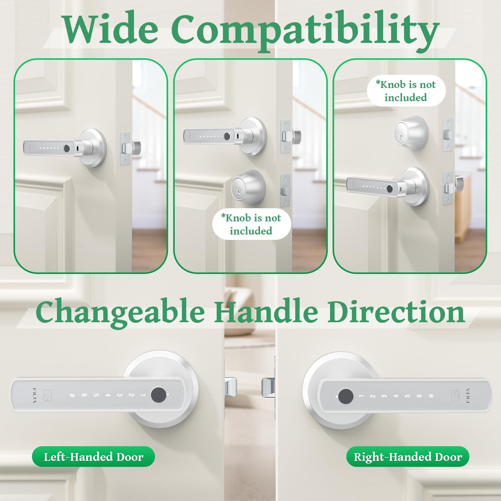 Smart Fingerprint Door Lock - Keyless Entry -7