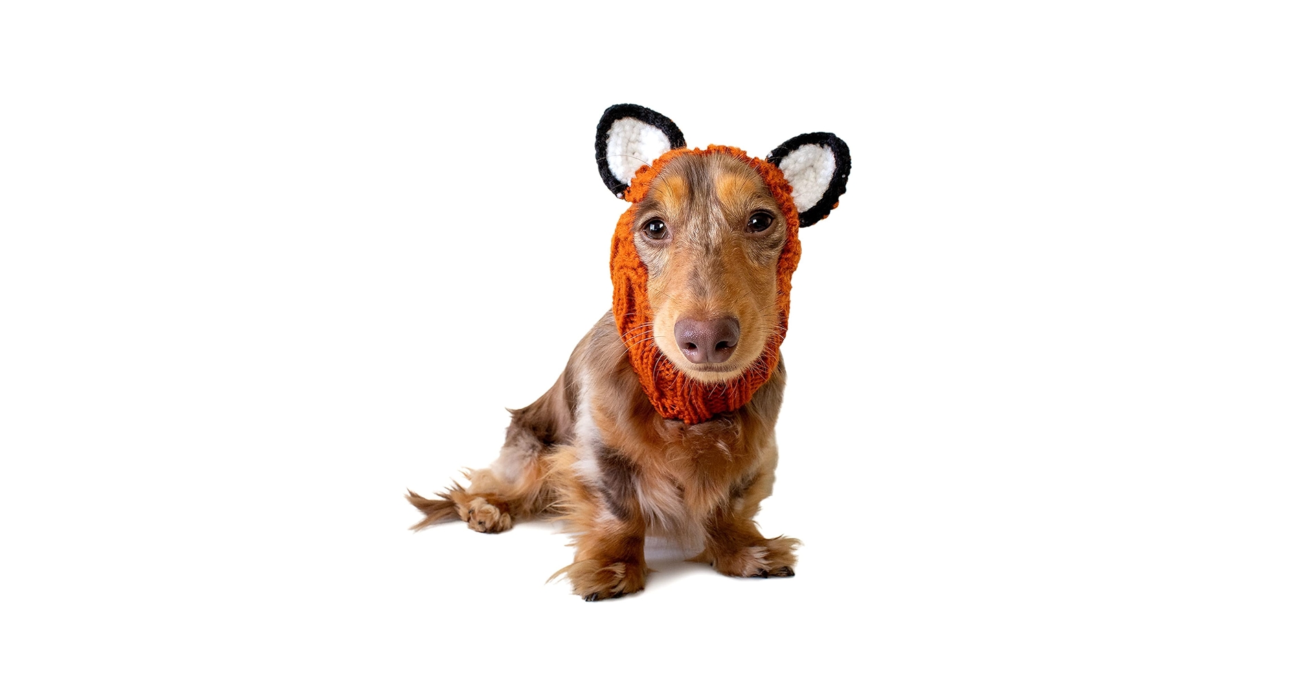 Amazon.com : Zoo Snoods Fox Costume - Knit Dog Snood Ear