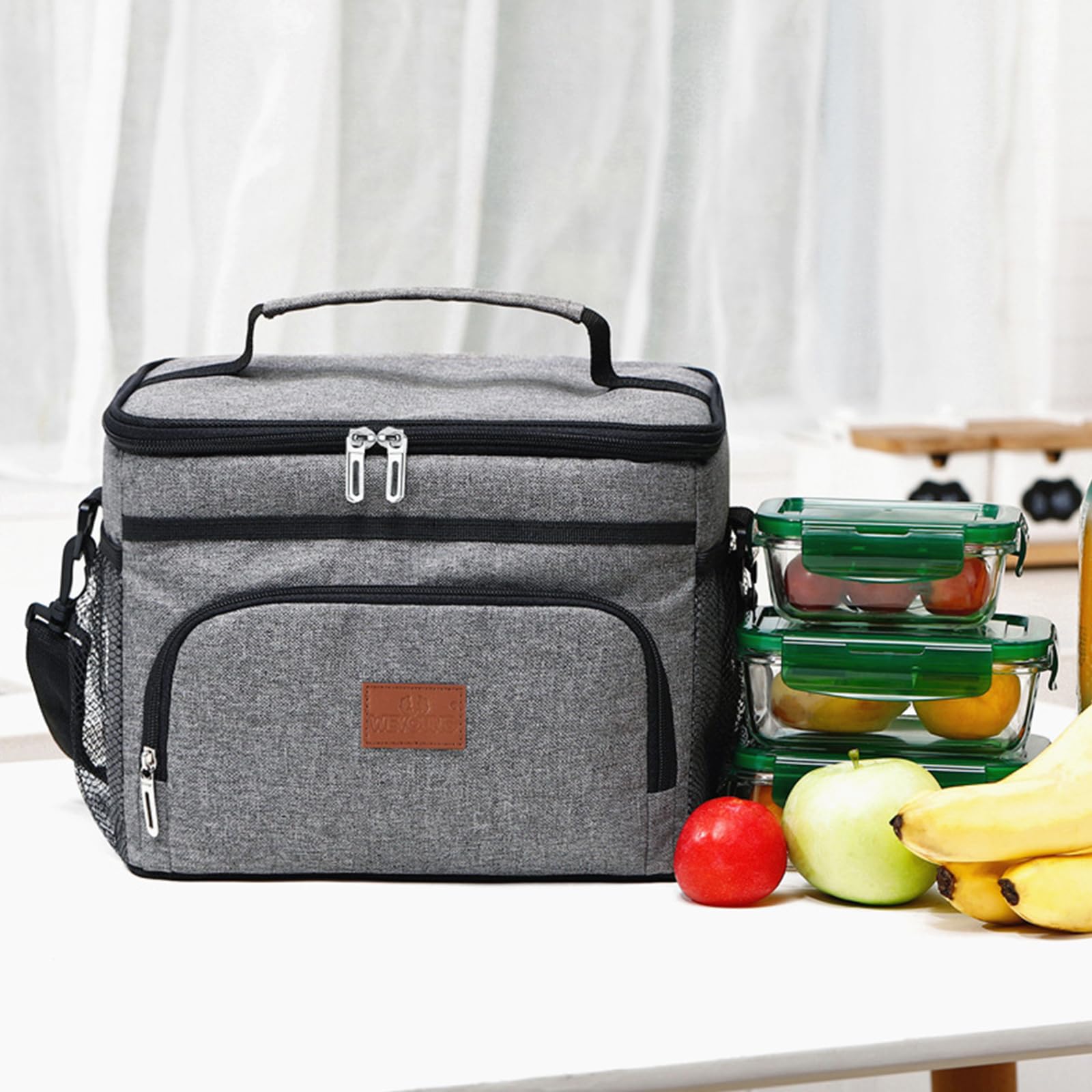 Borsa per pranzo per picnic in ufficio Viaggi all ' aperto Escursionismo Contenitore per cena isolato portatile Scatola per alimenti termica per studenti