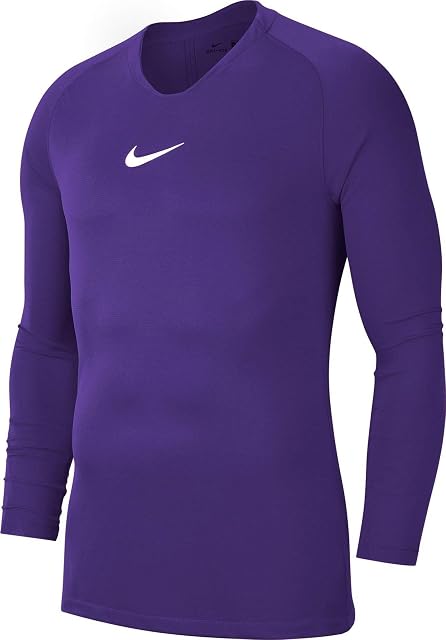 NIKE Men's Park First Layer Top Thermal Long Sleeve, Purple, XL,AV2609