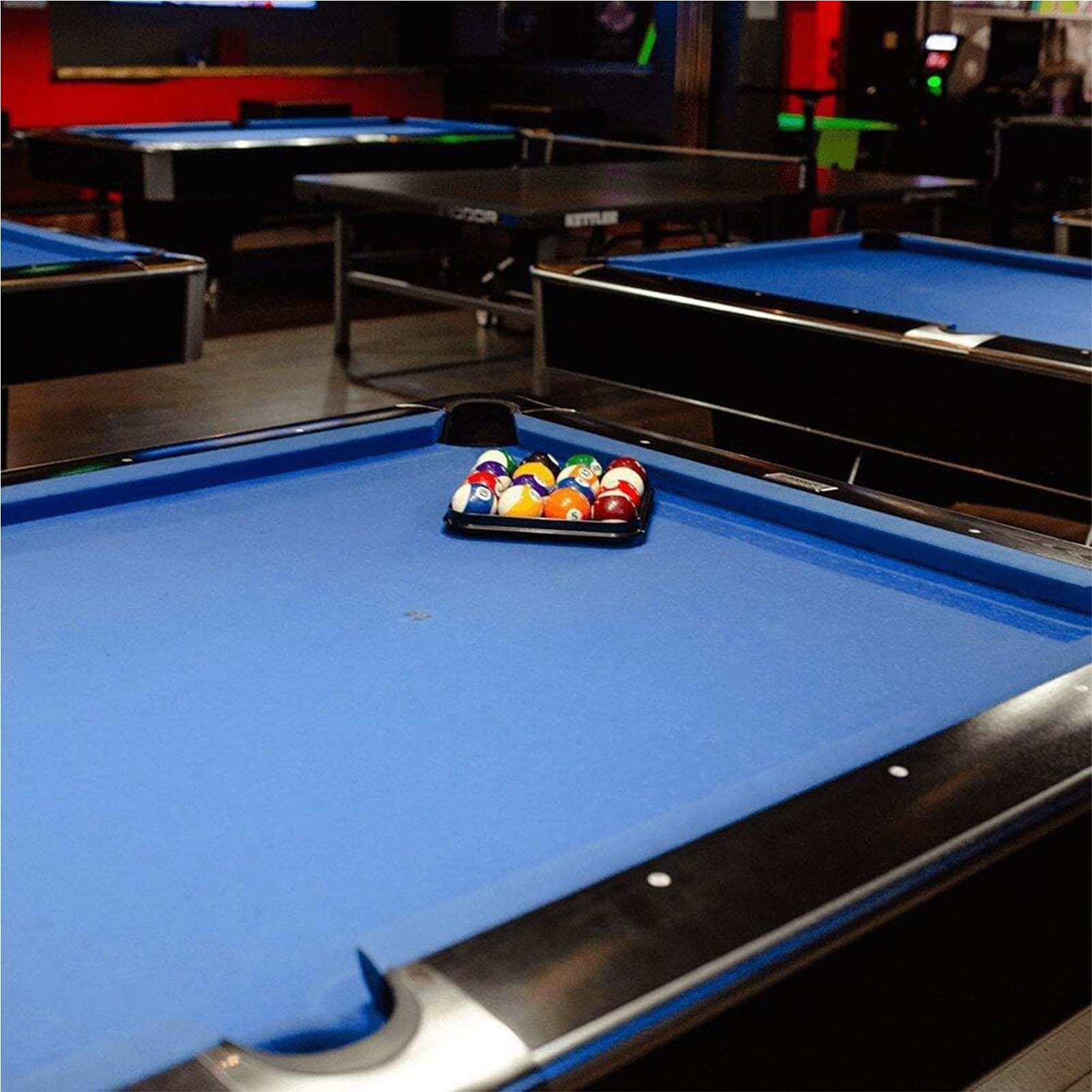 A,9ft,Table De Billard Durable Nappe Billard Kit De Remplacement Couleur Unie Tapis De Billard en Feutre Accessoires De Billard pour Table De Billard en Intérieur pour Bars Clubs Hôtels