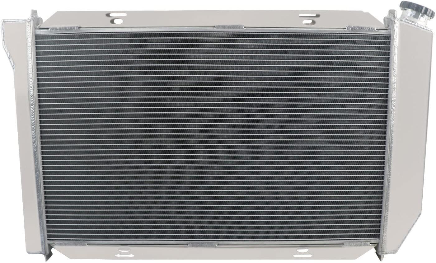 3 Row Aluminum Radiator For Ford Galaxie Torino Mustang 3 Row Radiator + Fan Shroud & Relay