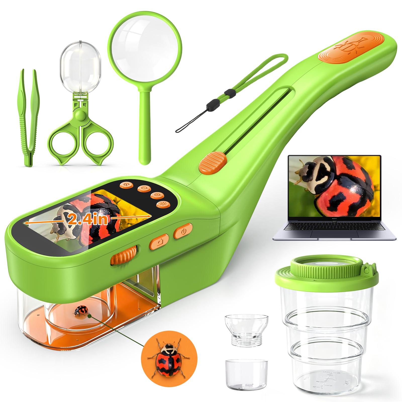 Vorth Bug Catcher for Kids with Microscope, Bug Catching Kit