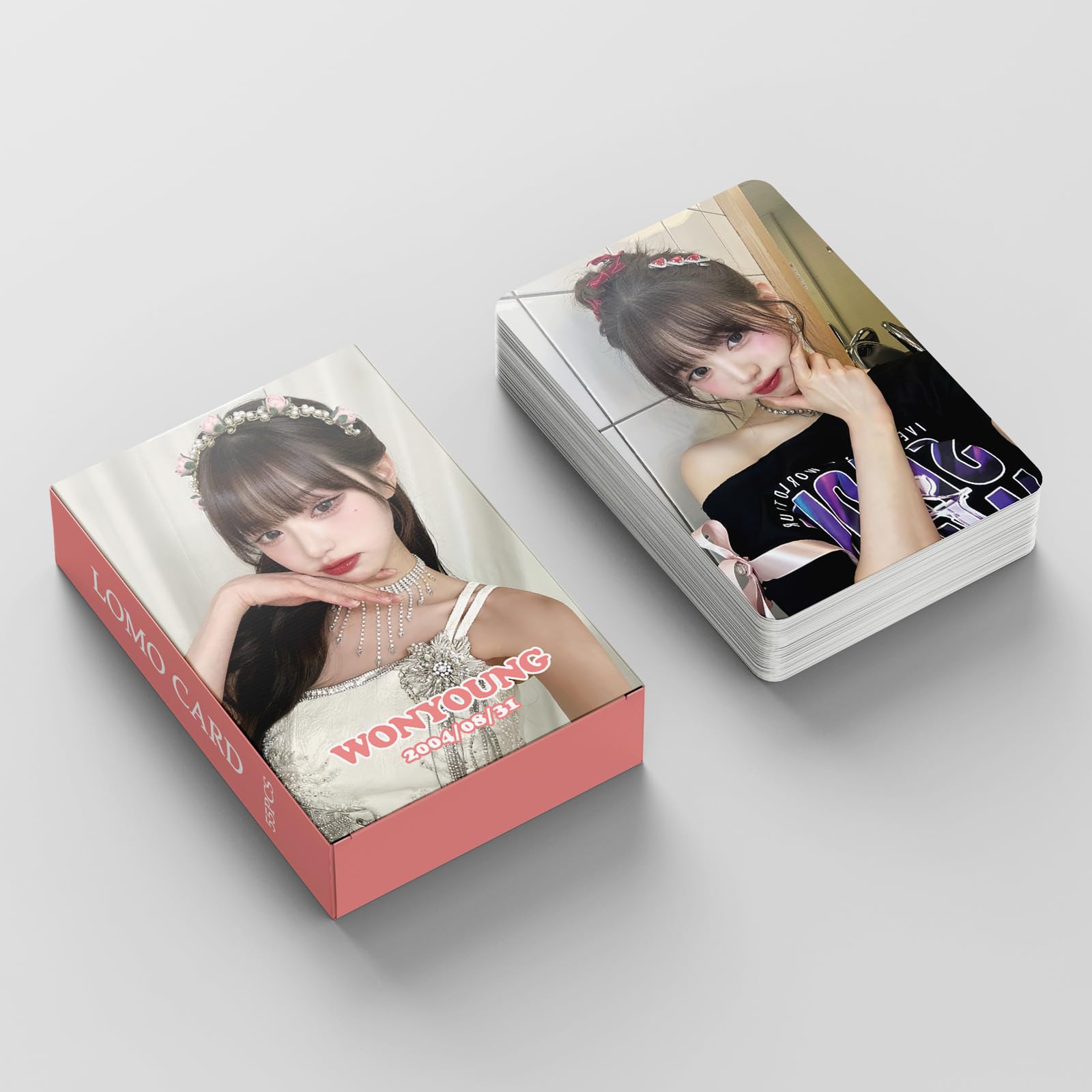 QOCUILC Carte Photo KPOP IVE,2025 4ème Fan Club,Carte Photo