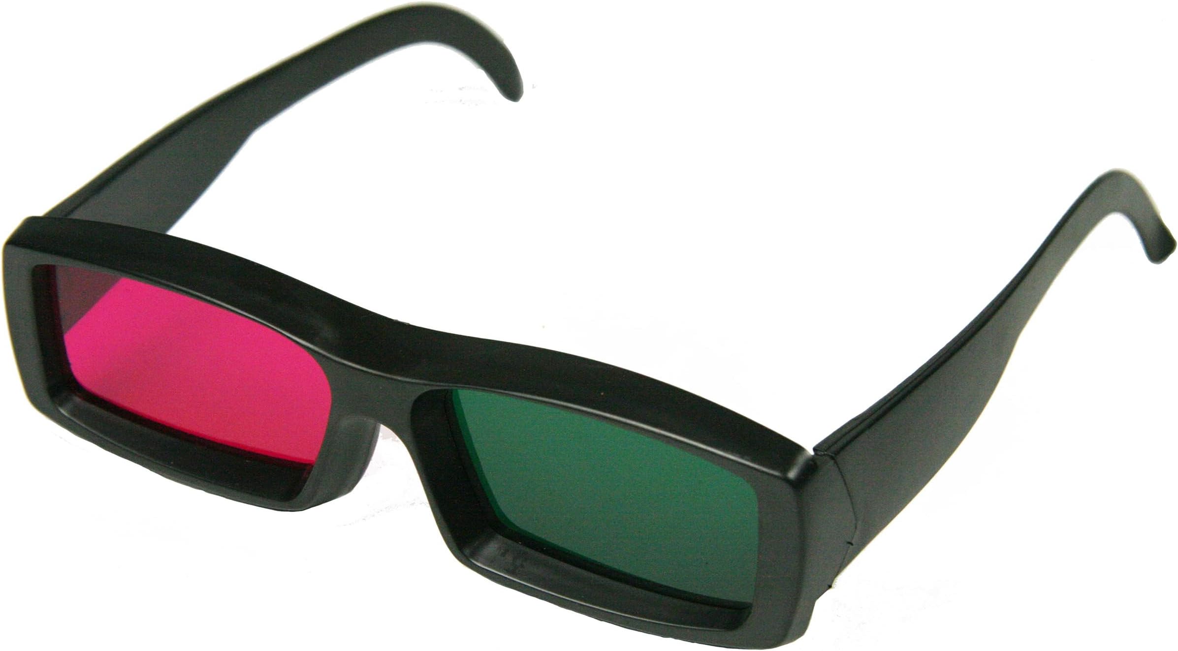 Magenta-green 3d Movie Game Plastic Anaglyph DVD Glasses