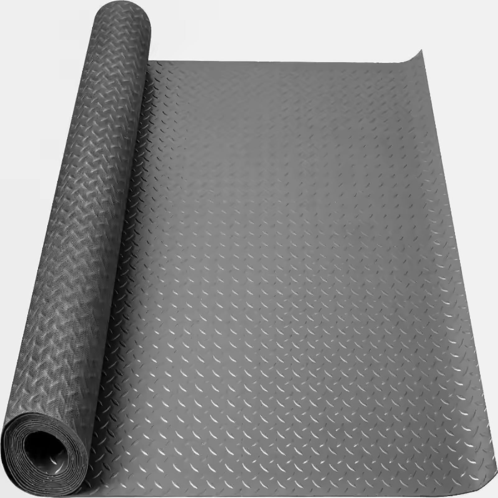 Tapis de sol de garage en PVC plaque diamant protection durable 1x15m