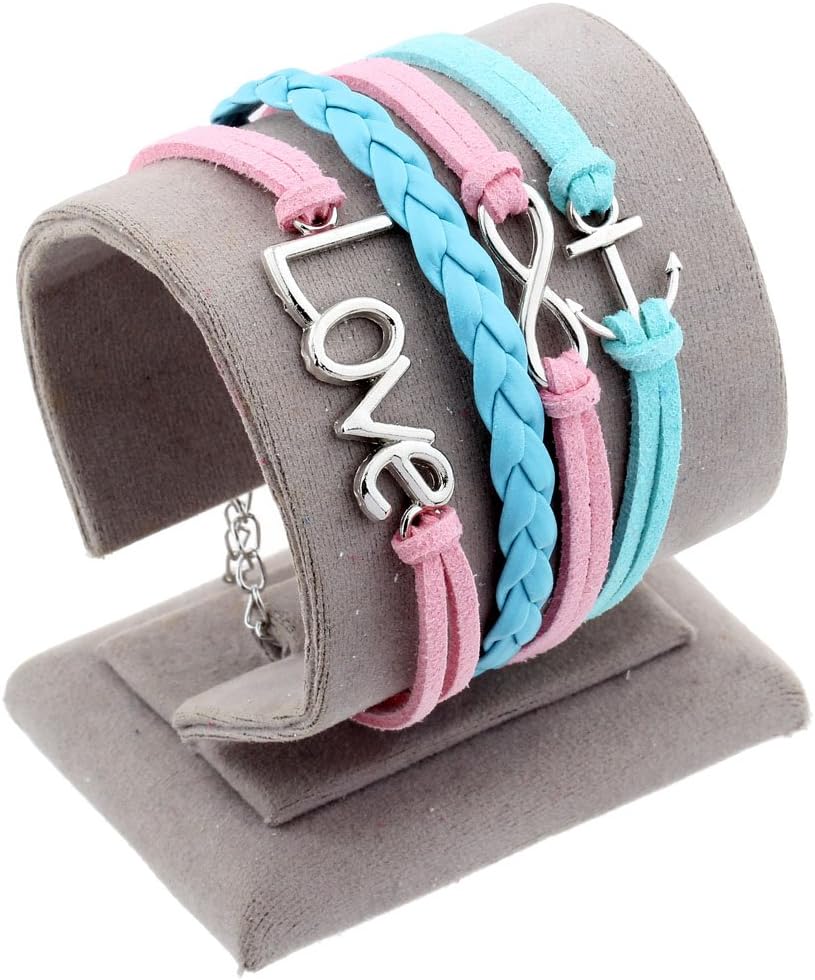 Mix Infinity Anchor Rudder Leather Love Anchor Sign