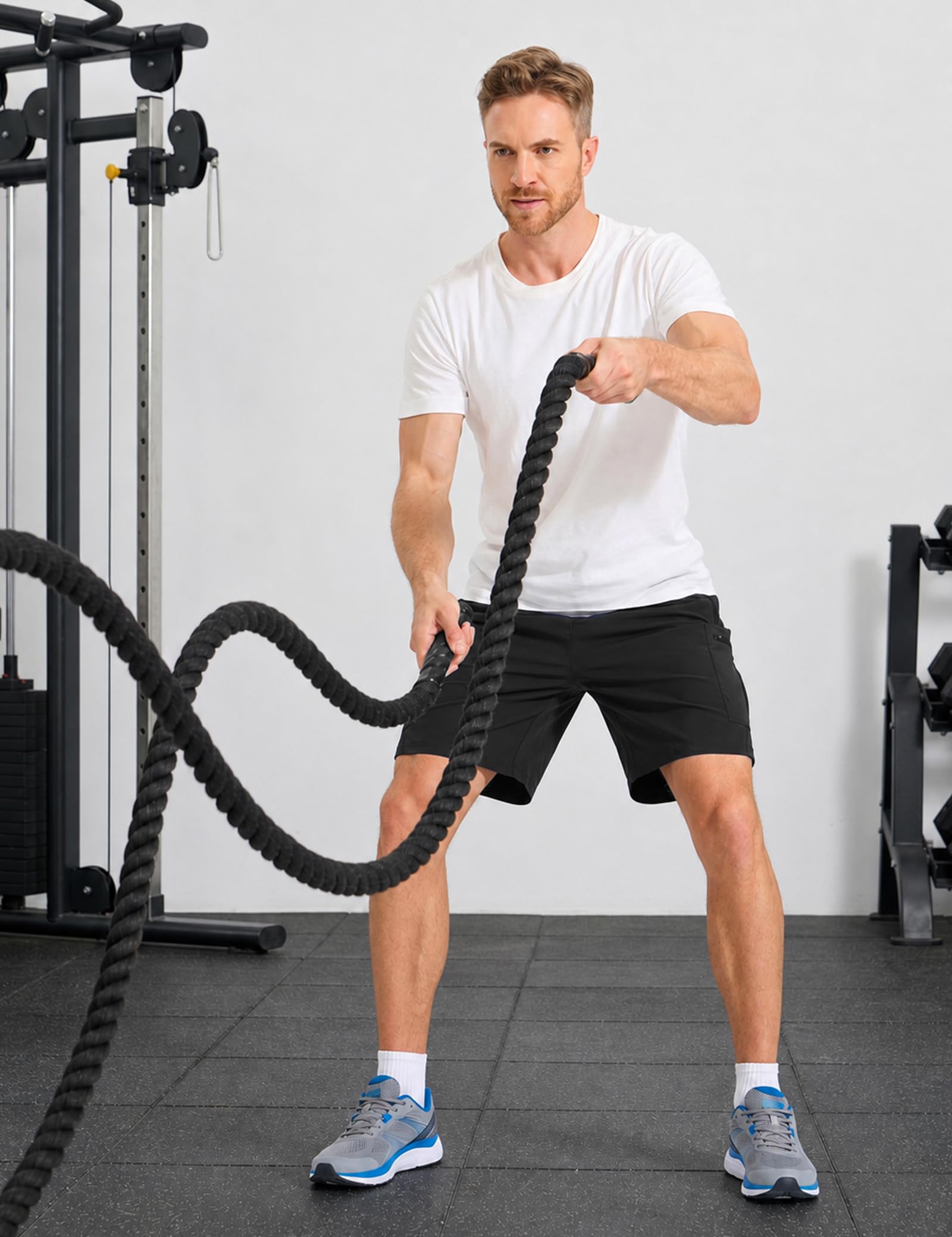 ZENGVEE Sporthose Herren Kurz Running Gym Sport Shorts Schnell Trocknend Trainingshose Laufhose mit Reißverschlusstasche