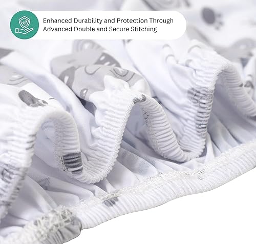 Miniatura 7 de Sábanas de moisés para Maxi-Cosi Iora, Papablic 2 en 1 Bonni, Cowiewie moisés de bebé, 3 unidades, 33 x 20 pulgadas, ultra suaves, transpirables,