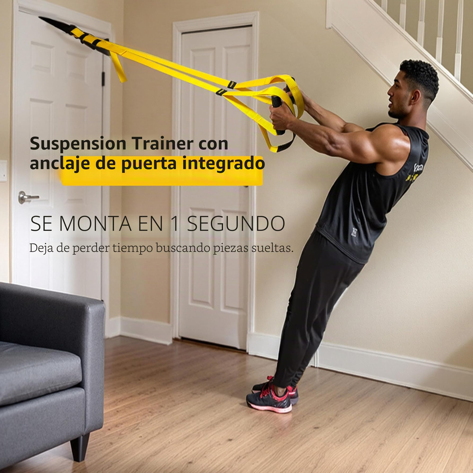 FITKIT Kit de entrenamiento de fitness de peso corporal, entrenamiento de cuerpo completo, correas de entrenamiento de resistencia para entrenamiento total del cuerpo
