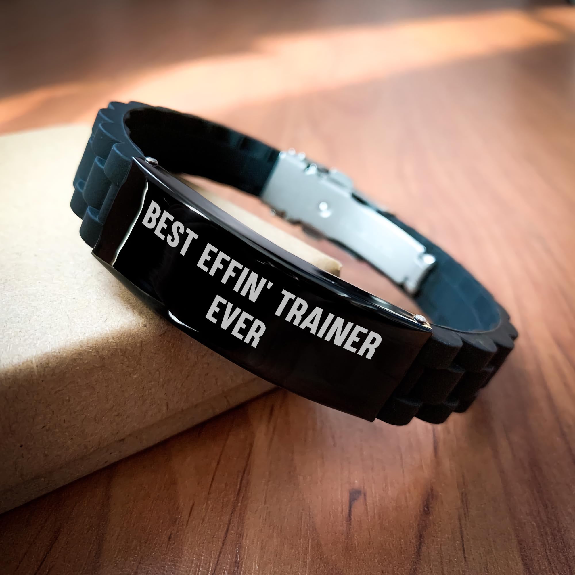 Keep Calm and Let the Athletic Trainer Handle It Funny Quote Interlaced Leather Bracelet Gifts for Athletic Trainers on Valentine's