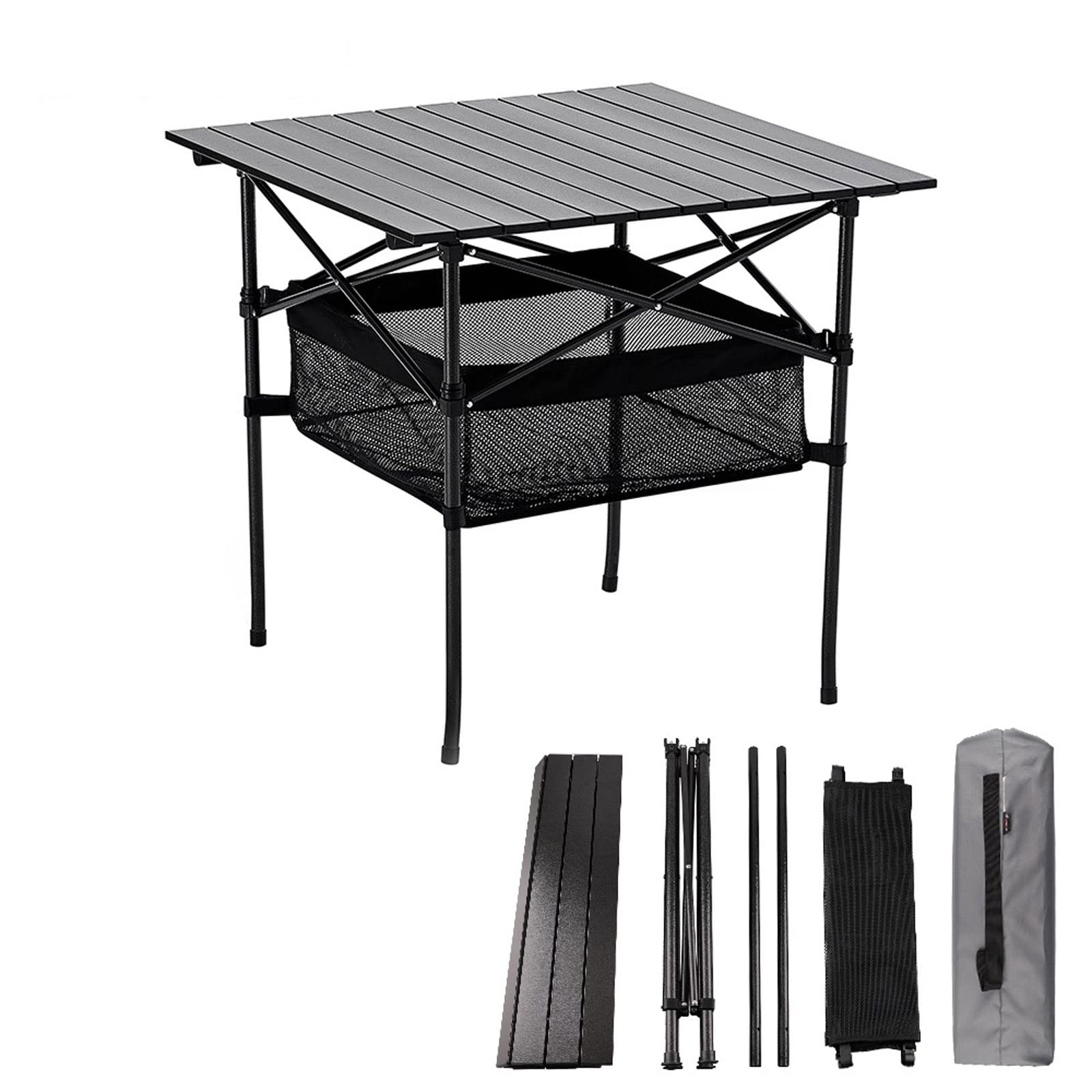 Table de balcon de barbecue pliante compacte et robuste 50kg