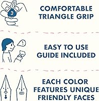 Vista 6 de PILOT Kakuno - Pluma estilográfica, barril transparente, punta mediana (10822)