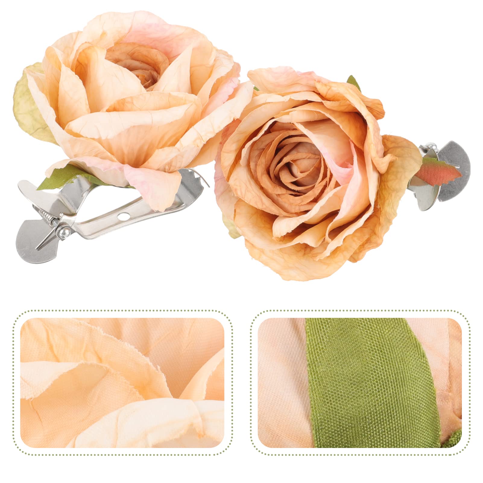 ABOOFAN Lot De 4 Embrasses De Rideaux À Motif Floral Clips Décoratifs pour Rideaux pour Salon 2 Pièces X 4