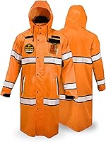 Vista 10 de KwikSafety - Charlotte, NC - Chaqueta de lluvia TORRENT y gabardina ANSI OSHA clase 3 de alta visibilidad, equipo de lluvia Hi Vis Amarillo